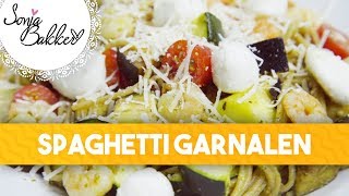 SPAGHETTI GARNALEN  Sonja Bakker recept [upl. by Finkelstein346]