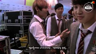 BANGTAN BOMB V is doing weird dance  BTS 방탄소년단 [upl. by Nnanerak]