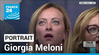 Qui est Giorgia Meloni la leader dextrême droite en Italie  • FRANCE 24 [upl. by Aleahpar]