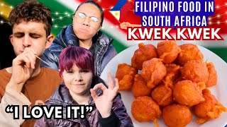 KWEK KWEK WITH SAUCE NI MANONG  FILIPINO STREET FOOD ADVENTURE IN SOUTH AFRICA  EPI 174 [upl. by Sucam237]