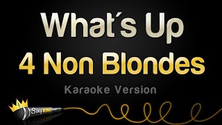 4 Non Blondes  Whats Up Karaoke Version [upl. by Nicolella409]