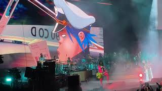 Gorillaz ft Fatoumata Diawara  Désolé  Live at The O2 Arena 110821 [upl. by Adnarb]