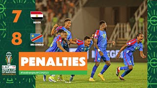 Egypt 🆚 DR Congo Penalty Kicks  ركلات ترجيح مصر والكونغو الديمقراطية  TotalEnergiesAFCON2023 [upl. by Eimak]