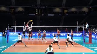 Ben Patch flying over the block  Team USA VNL 2019 [upl. by Lowrie]