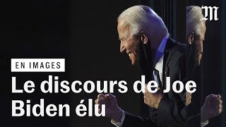 « Je veux restaurer lâme de lAmérique »  le premier discours Joe Biden président élu [upl. by Assyral]