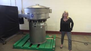 Sweco 48quot Diameter Single Separation Vibratory Sifter Demonstration [upl. by Aay28]