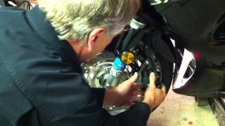 st1300 front wheel removal [upl. by Pardner]