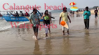 Calangute beach Goa water sports calangute beach north goa goatrip [upl. by Enileme870]