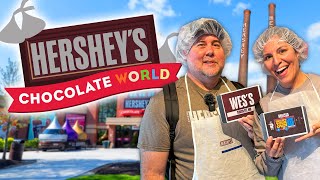 Exploring HERSHEYS CHOCOLATE WORLD  Create Your Own Candy Bar [upl. by Swerdna555]