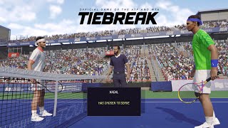 TIEBREAK  Rafael Nadal Vs Roger Federer I Montreal Arena I Expert Difficulty PS5 [upl. by Timothea]