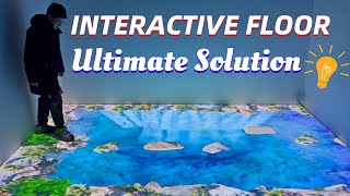 Ultimate 3D Interactive Floor Projection Mapping Tutorial Create Art Hologram Projector Tile Floors [upl. by Charmion]