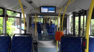 Ride in a double articulated trolleybus 233 [upl. by Fransisco]