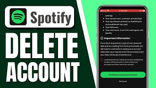 How to Delete Spotify Account 2024 StepbyStep [upl. by Are]