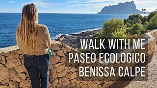 walk with me from Benissa to Calpe on the Paseo Ecologico [upl. by Gowon]