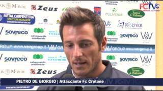 CrotoneMarina di Schiavonea lintervista a De Giorgio [upl. by Allerie]