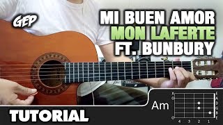 Como tocar quotMi Buen Amorquot de Mon Laferte ft Enrique Bunbury en Guitarra Acústica  Tutorial HD [upl. by Enywad]