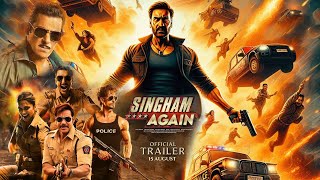 Singham 3 Trailer Ajay devgn Kareena Kapoor Salman Khan Ranbir Deepika Arjun Lanka Jakie amp Tiger [upl. by Atteuqehs]