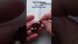 5 mins diy earrings Beading Beaded earrings shorts [upl. by Aieki824]