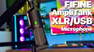 FIFINE AmpliTank Tank3 Dynamic XLRUSB Microphone  Better than FIFINES AmpliGame AM8 [upl. by Ariuqahs590]