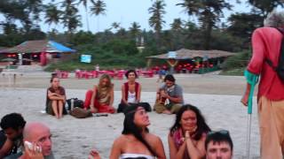 Sunset Arambol Beach Goa India 29012014 [upl. by Rehpotsyrk]