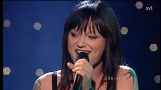 9 Sara Löfgren  Som Stormen Melodifestivalen 2004  Final [upl. by Enneirdna169]