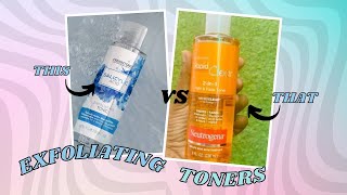 CREIGHTONS VS NEUTROGENA SALICYLIC ACID TONERS [upl. by Aiz207]