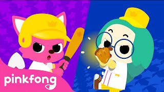 Let’s Play Baseball  Home run ⚾️ Sports Songs  Pinkfong Songs for Children [upl. by Twitt]