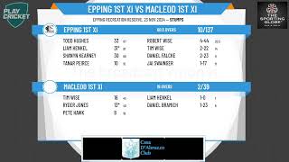 Epping 1st XI v Macleod 1st XI [upl. by Ibbor135]