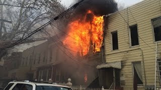 FDNY  OnScene Raw Video  Brooklyn 4th Alarm Box 1898  112214 [upl. by Akvir]