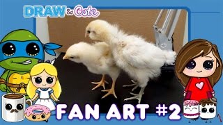 Draw So Cute Fan Art 2 How to Draw Cute Characters Easy [upl. by Mialliw]