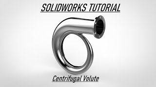 Solidworks tutorial  Design Volute Casing [upl. by Nerb221]