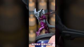 SIGVALD BURGUNDY  CONTRAST CORNER tutorial contrastpaints howto warhammer40k speedpaint speed [upl. by Dorry]