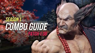 HEIHACHI MISHIMA Combo Guide  Season 1  TEKKEN 8 [upl. by Anikehs]