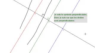 6ème Règle Equerre 03 Droites perpendiculaires  voir et notation [upl. by Danieu54]