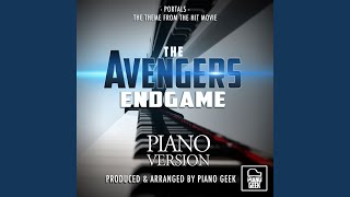 Portals From quotAvengers Endgamequot Piano Version [upl. by Ecnerol]