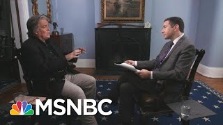 Trump vet Steve Bannon talks to MSNBC’s Ari Melber in fiery hourlong interview special [upl. by Iy]