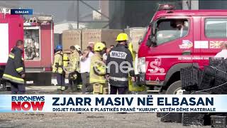 Zjarri masiv në Elbasan Edlira Xherri sjell detajet [upl. by Cline]