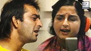 Sahibaan Meri Sahibaan Song Recording  Sanjay Dutt  Anuradha Paudwal  Flashback Video [upl. by Formenti454]