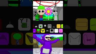 Tinky Winky Escape From Sprunki But I Ruined It Part 2 shorts [upl. by Tamra]