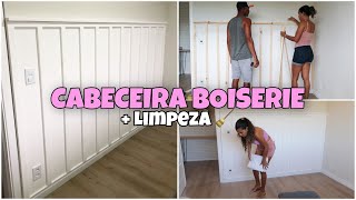 DIY  CABECEIRA BOISERIE  COMO FAZER  FAÇA VOCÊ MESMO [upl. by Hael360]