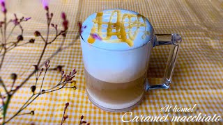 How to make caramel macchiato at home using instant coffee [upl. by Robin]