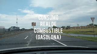 KIA RIO SEDAN LX 2020 Consumo real de combustible en ambientes reales de uso [upl. by Ttimme]