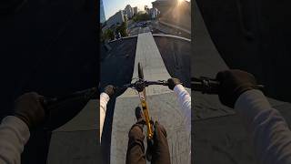 The scariest slopestyle course ever RB Roofride🙃 bike biking dirtjump mountainbike slopestyle [upl. by Adrial]