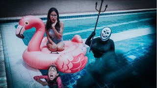 O FANTASMA DA PISCINA  HISTÓRIAS DE TERROR [upl. by Savil]