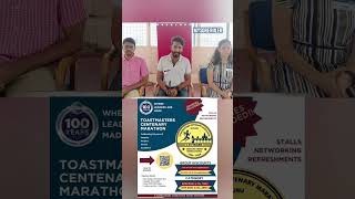 Toastmasters centenary marathon toastmastersclub marathon mysore sjce mysoreruler [upl. by Olegnad]