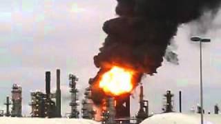 BP Cherry Pt Refinery Fire 2012 [upl. by Ahgem206]