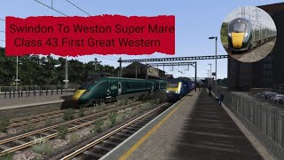 TS Classic Western Mainlines Swindon To Weston Super Mare Class 43 FGW [upl. by Adiarf729]