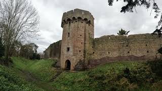 Caldicot Castle Medieval walk in Monmouthshire Wales Dec 3rd 2023 [upl. by Adranoel11]