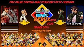 Capcom Vs SNK Redux Beta Ikemen Go 2024  Free MUGEN Fighting Games Download WindowsPC [upl. by Perni]