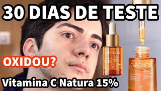 30 DIAS VITAMINA C NATURA CHRONOS  15 DE VITAMINA C PURA E DERIVADA Sérum Intensivo Antioxidante [upl. by Halimaj]